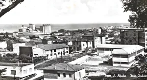 Fotografia storica in bianco e nero di Sant'Elpidio a Mare